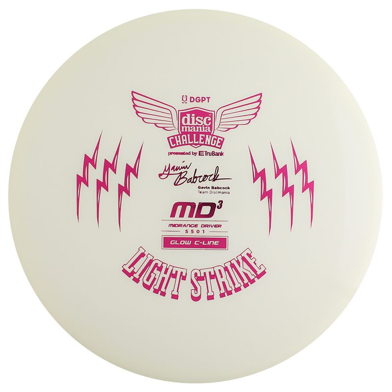C-Line Glow MD3 - Discmania Challenge Fundraiser Light Strike